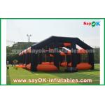 Inflatable House Tent 20m Orange And Black Oxford Cloth Inflatable Air Tent House For Outdoor Event for sale