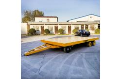 China 30 Ton Towing Trolley Steering Systems Trailers Nopower Trackless Transfer Cart supplier