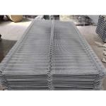 Hot Dip Galvanized After Welded Security Steel Fence Airport 8 Gauge With Bendings for sale
