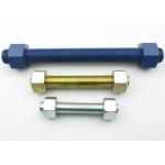 Full Threaded High Strength Double Ended Bolt Customized With 2 Hex Heavy Nuts for sale