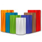 Glossy Colored Food Stand Up Plastic Packaging Bag Pouches Gravure Printed for sale