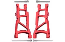 China Red Rear Suspension Control Arms  Ordinary Anodized 10um CNC Aluminum Parts supplier
