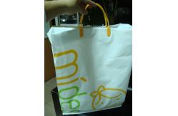 China Side Gusset Bag Custom Plastic Shopping Bags With Handles supplier