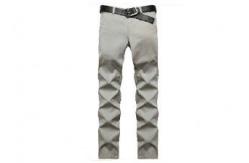 China Door Zipper Design Uniform Black Pants Soft Exquisite Craft Embroidery / Print supplier