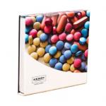 CMYK PANTONE Packaging Medicine Box , 500PCS Portable Medicine Storage Box for sale