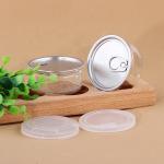 Clear Pet Jars Plastic Container For Powder Nuts