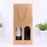 Recyclable Cardboard Wine Boxes , 2 Bottle Wine Gift Box Well - Sealing for sale