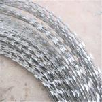 Anti Rust Galvanizing Barbed Razor Wire Fencing Mesh 450mm Diameter