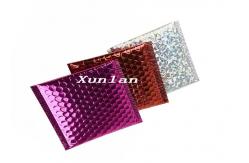 China LDPE Red Metallic Envelopes Bubble Padded For Protective Packaging supplier