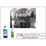 100ml - 1L Automatic Liquid Bottle Filling Machine ,  / Bleach / Acid Filling Machine
