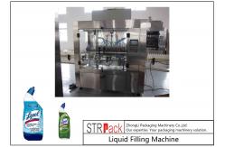 China 100ml - 1L Automatic Liquid Bottle Filling Machine ,  / Bleach / Acid Filling Machine supplier