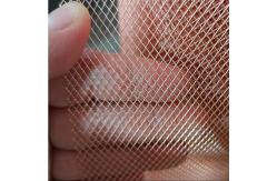 China Micro Expanded Copper Mesh For Aircraft Lightning Defense supplier