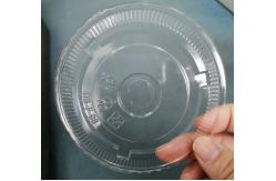 China Pp Half Open Coffee Cup Lids 90mm White Black Renewable Resources 12oz 16oz supplier