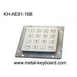 Rugged Metal Industrial Entry Keypad with 16 Keys In 4x4 Matrix for sale
