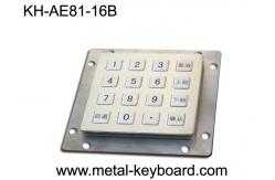 China Rugged Metal Industrial Entry Keypad with 16 Keys In 4x4 Matrix supplier