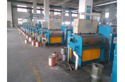 China Copper Small Fine Wire Drawing Machine With Annealing Machine , High Speed supplier