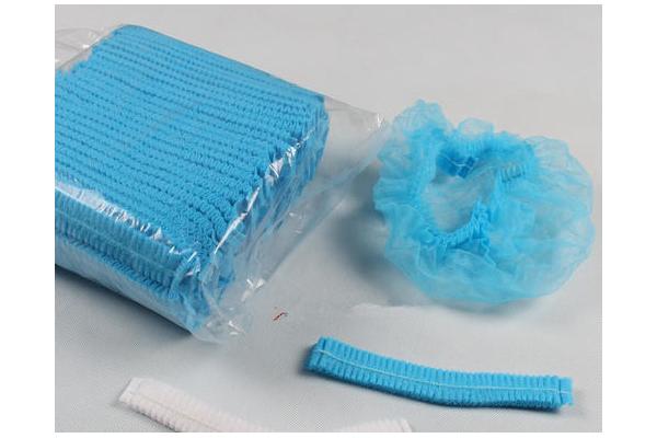Surgeon Medical Staff Bouffant Caps Female Crimp Cap Disposable