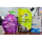 Liquid Packing 120 Micron VMPET Stand Up Pouch With Spout / Spouted Pouch Bags