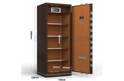 China Biometric Fingerprint Lock Home Safe Box Heavy Duty Steel Safe Document Safe Box supplier