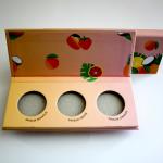 Matte Lamination Empty Blush Palette DIAM 30MM 3 Pans Position