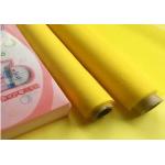 Yellow 64T-64 Monofilament Polyester Mesh 0.1m - 3.7m Width Range FDA Assured for sale