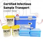 Specimen Transport Box UN2814 Box Leakproof Design For Medical Use for sale