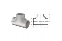 China SS304 Pipe Fitting Tees ASTM A815 S32750 Stainless Steel T Fitting supplier