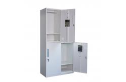 China School Horizontal Design Metal Lockers 0.5-1.2mm Thickness Plastic Handles supplier