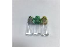 China Transparent Clear Plastic Prescription Pill Bottle Capsules Tablets Packing With Cap supplier