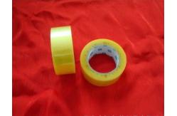 China Yellowish Bopp Stationery Tape Low Noise Pressure Sensitive High Adhesive supplier