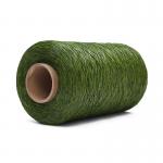 Landscape Plastic Fibrillated Grass Yarn Synthetic With PP And PE Material for sale