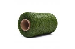 China Landscape Plastic Fibrillated Grass Yarn Synthetic With PP And PE Material supplier