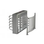 Waist Height Fingerprint Electronic Turnstile Entrance Gates 304 Housing Material for sale