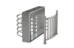 China RFID Card Reader Half Height Turnstile Intelligent Passage Management Auto Lock supplier