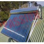 Indirect Loop Solar Power Hot Water System , Roof Mounted Solar Water Heater Pipes for sale
