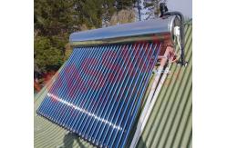 China Indirect Loop Solar Power Hot Water System , Roof Mounted Solar Water Heater Pipes supplier
