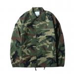 Custom Made Ma1 Bomber Jacket , Autumn Nylon Camo Coach Jacket Printed