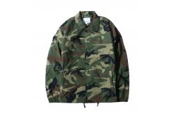 China Custom Made Ma1 Bomber Jacket , Autumn Nylon Camo Coach Jacket Printed supplier