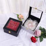 Rose Flower Custom Paper Packaging Box Romantic Holiday Gift Box Decoration Confession for sale