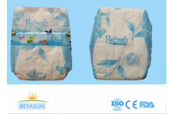 China Breathable Baby Diaper Infant Baby Diapers With PE Backsheet PP Tape supplier