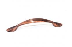 China Bronzed Sandblasting Cabinet Handle Metal Die Casting Luxury Arch Shape supplier