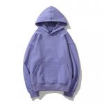 Knitted Fabric Oversized Pullover Sweatshirt Plus Size Athletic Pullover Hoodie for sale