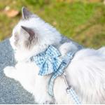 The Best Soft Breathable H-Type Walking Kitten Cat Lead For Garden for sale