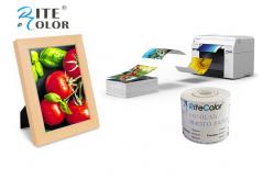 China Inkjet RC Dry Minilab Photo Paper Glossy Aqueous Pigment Dye Printing Roll supplier