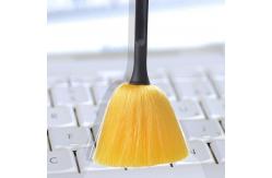 China Mini Keyboard Duster Brush Tiny 8x10cm Dust Removing Brush Daily Cleaning supplier