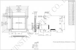 China 160*160 Graphic FSTN UC1698u Wide Temperature Cog Customized LCD Module supplier