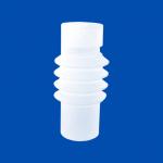 Customization Machining Quartz Glass Parts Geometries With Internal External Thread for sale