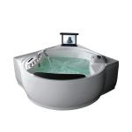 Freestanding Bubble Massage Bathtub 1800 X 900mm Hydro Heart Round for sale