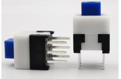 China IP65 6 Pin DIP Self Locking Push Button Switch 7x7 supplier