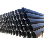 Structural And Construction Electrogas Welded Steel Pipe with Black Painting for sale